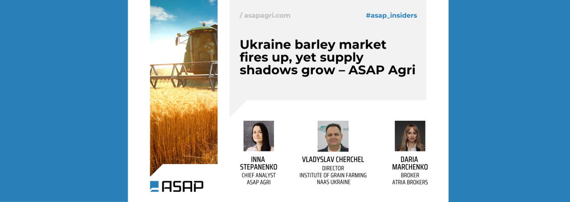 Ринок ячменю в Україні розігрітий, але зростання пропозиції кидає тінь – ASAP Agri Ринок ячменю в Україні розігрітий, але зростання пропозиції кидає тінь – ASAP Agri