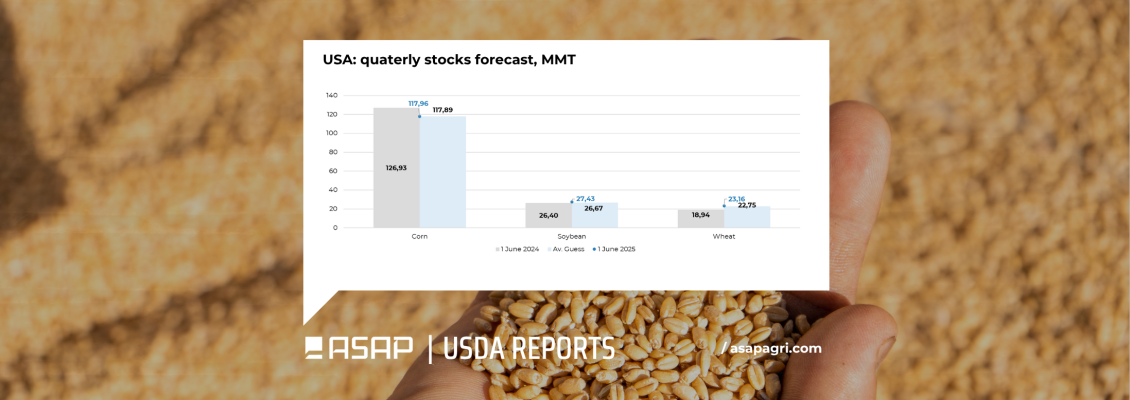 Червневий звіт USDA щодо запасів в США чинить тиск на пшеницю та кукурудзу, тоді як соя переважно ігнорує ведмежі дані — ASAP Agri Червневий звіт USDA щодо запасів в США чинить тиск на пшеницю та кукурудзу, тоді як соя переважно ігнорує ведмежі дані — ASAP Agri