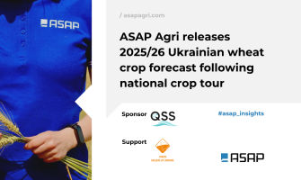 ASAP Agri представила прогноз урожаю пшениці в Україні на 2025/26 МР після національного кроп-туру